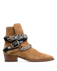 Amiri Buckle Fastening Leather Boots