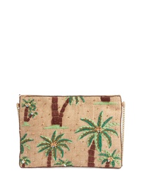 AREA STARS Embroidered Palm Tree Crossbody Bag