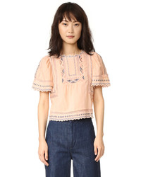 Rebecca Taylor Esme Embroidered Top