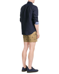 DSQUARED2 Embroidered Cotton Shorts