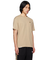 AAPE BY A BATHING APE Beige Embroidered T Shirt