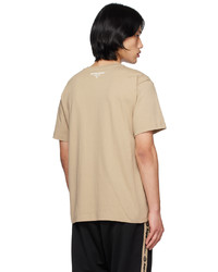AAPE BY A BATHING APE Beige Embroidered T Shirt