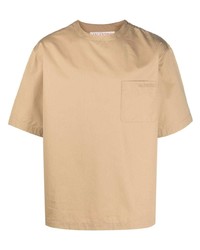 Valentino Garavani Logo Embroidered Cotton T Shirt