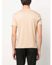 Tom Ford Logo Embroidered Short Sleeve T Shirt