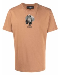 Hydrogen Rhino Embroidered Logo T Shirt