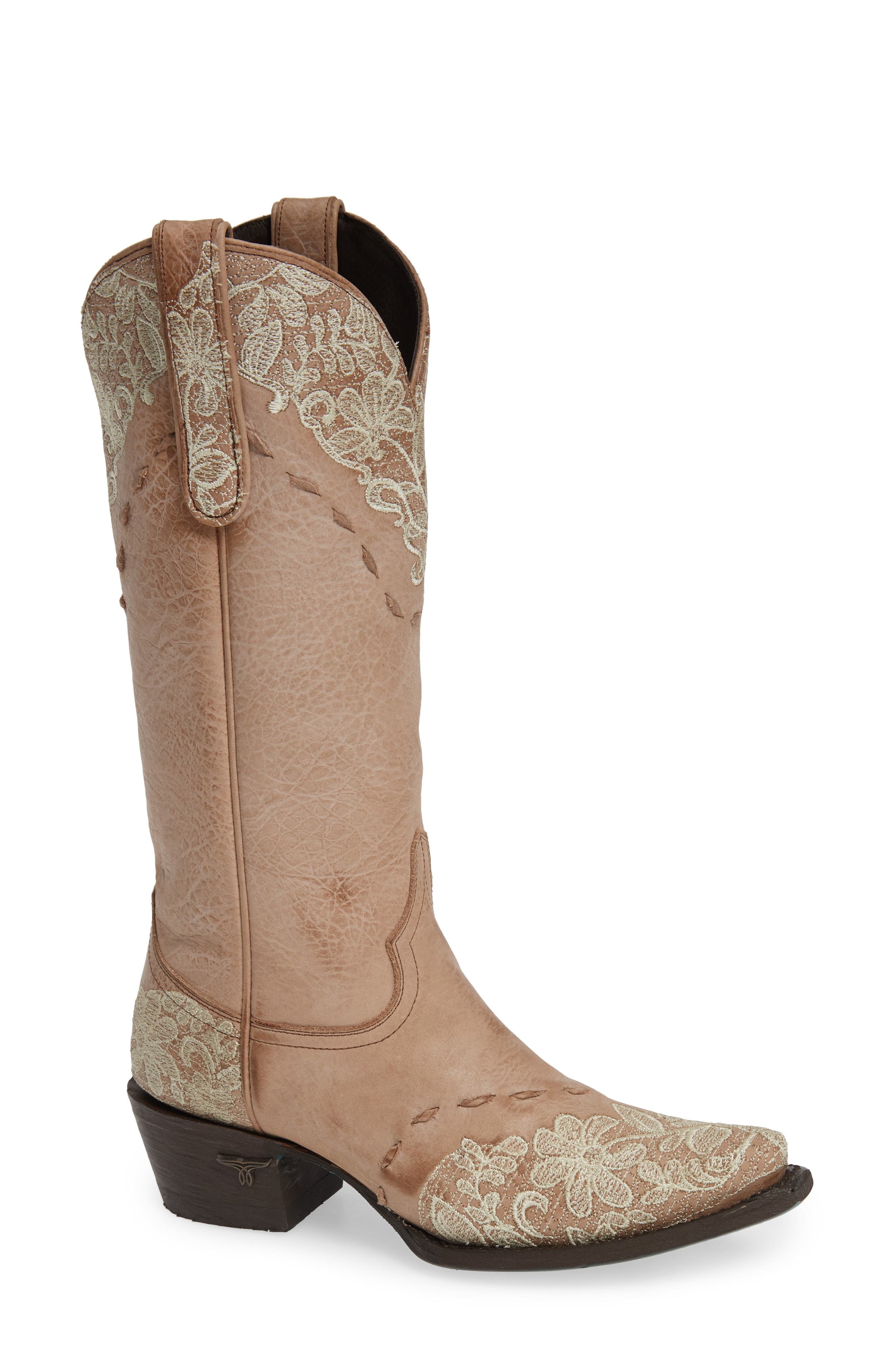 lace cowboy boots