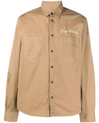DSQUARED2 Logo Embroidered Button Up Shirt