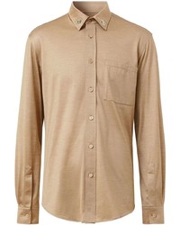 Burberry Monogram Embroidered Jersey Shirt