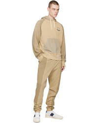Ps By Paul Smith Beige Embroidered Lounge Pants