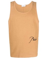 Rhude Logo Embroidered Tank Top
