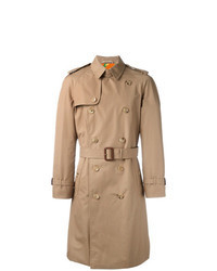 Tan Embroidered Trenchcoat