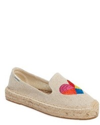 Soludos Heart Embroidered Espadrille