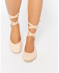 Asos Jemima Ballet Tie Leg Espadrilles