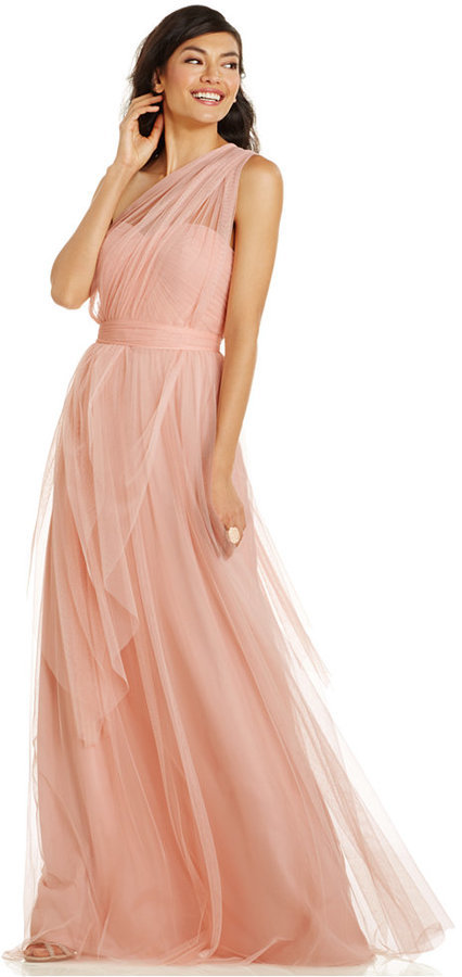 Adrianna Papell Convertible Strapless Tulle Gown 229 Macy s