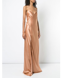 Michelle Mason Strappy Wrap Gown