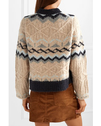 See by Chloe Fair Isle Knitted Sweater