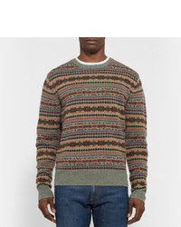 Polo Ralph Lauren Fair Isle Wool Blend Sweater, $300 | MR PORTER | Lookastic
