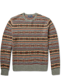 Men's Fair Isle Crew-neck Sweaters by Polo Ralph Lauren | Lookastic