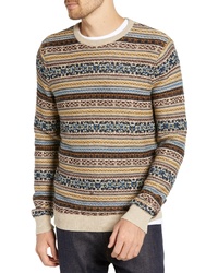 1901 Regular Fit Fair Isle Crewneck Sweater
