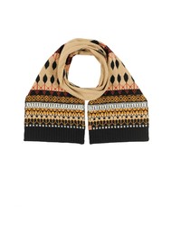 Tan Fair Isle Scarf