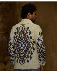 Denim & Supply Ralph Lauren Sweater Printed Shawl Cardigan