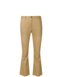 Nine In The Morning Cropped Flare Trousers