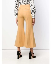 Chloé Cropped Flared Tailored Trousers
