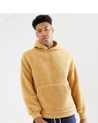 tan fleece hoodie