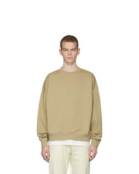 Essentials Beige Fleece Sweatshirt