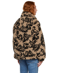 VERSACE JEANS COUTURE Beige Printed Jacket