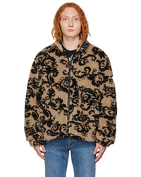 VERSACE JEANS COUTURE Beige Printed Jacket