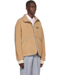 Acne Studios Brown Polyester Jacket
