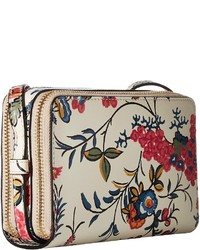 Tory Burch Parker Floral Double Zip Mini Bag Bags