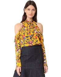 Tanya Taylor Floral Adrienne Top