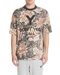 Y-3 Floral Print T Shirt