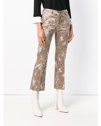 Pt01 Jaine Floral Embroidered Trousers