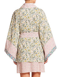 Liberty Multi Print Floral Short Kimono