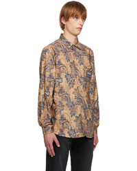 VERSACE JEANS COUTURE Beige Tapestry Shirt