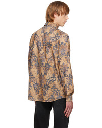 VERSACE JEANS COUTURE Beige Tapestry Shirt