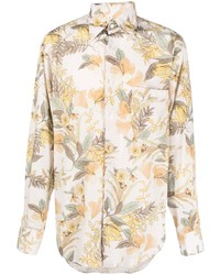 Tom Ford Floral Print Long Sleeved Shirt