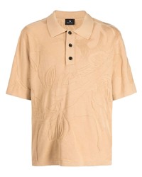 PS Paul Smith Floral Embroidered Polo Shirt
