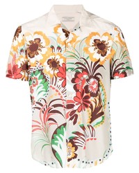 Tintoria Mattei Floral Print Cotton Shirt