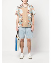 PS Paul Smith Floral Print Short Sleeved Shirt