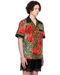 Dolce & Gabbana Multicolor Cotton Shirt