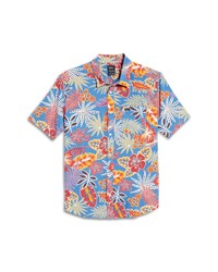 RVCA Singapore Sling Floral Short Sleeve Button Up Shirt