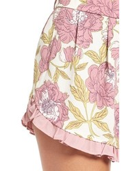 Leith Ruffle Trim Floral Shorts