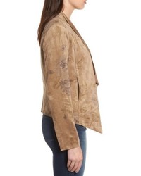 KUT from the Kloth Tayanita Floral Faux Suede Jacket