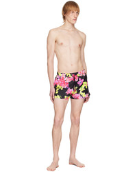 Versace Underwear Black Orchid Swim Shorts