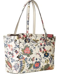 Tory Burch Parker Floral Small Tote Tote Handbags