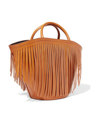 Trademark Large Fringed Leather Tote